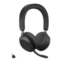 Jabra Evolve2 75 - Kabellos - Büro/Callcenter - 20 - 20000 Hz - 197 g - Kopfhörer - Schwarz  ohne Ladestation