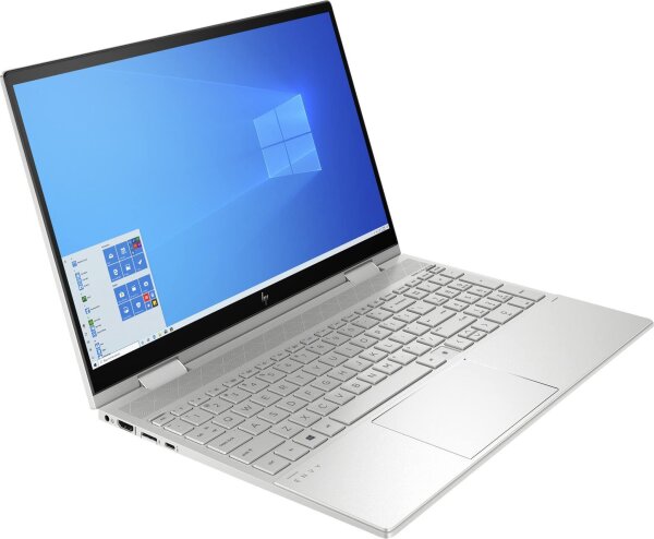 HP ENVY x360 15-ed1779ng Convertible PC 15,6", 2K4J9EA - Intel Core i7-1165G7 2,80 GHz (bis zu 4,70 GHz / 4 Kerne / 12 MB) - 15,6" FHD WLED TOUCH Display (1920x1080 | 400 Nits ) - 16GB DDR4-3200 SDRAM (2x8GB) - 1TB SSD PCIe NVME - Intel Iris Plus Graphics