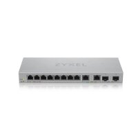 ZyXEL XGS1210-12 Switch smart managed Layer2 12 Port• 8x 1 GbE• 2x 2.5• SFP+• Desktop• - Switch - 12-Port