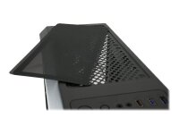 LC-Power Gaming 703B - Quad-Luxx - Midi Tower - PC - Schwarz - ATX - micro ATX - Mini-ITX - Metall - Kunststoff - Gehärtetes Glas - Gaming