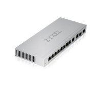 ZyXEL XGS1010-12 v2 12-Port Gigabit UnmanagedSwitch with 8-Port 1G+ 2-Port 2.5G+ - Switch - 1 Gbps