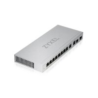 ZyXEL XGS1010-12 v2 12-Port Gigabit UnmanagedSwitch with 8-Port 1G+ 2-Port 2.5G+ - Switch - 1 Gbps