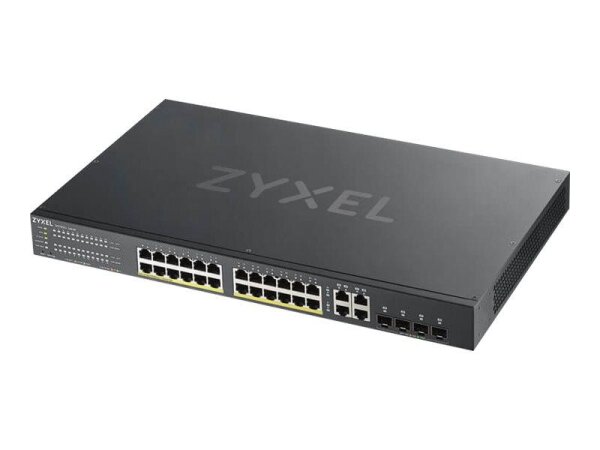 ZyXEL GS1920-24HPV2 - Managed - Gigabit Ethernet (10/100/1000) - Power over Ethernet (PoE) - Rack-Einbau