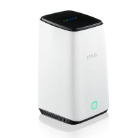 ZyXEL FWA510 - Wi-Fi 6 (802.11ax) - Tri-Band (2,4 GHz / 5 GHz / 5 GHz) - Eingebauter Ethernet-Anschluss - 5G - Schwarz - Weiß - Tabletop-Router
