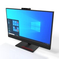 Lenovo ThinkVision T27hv-20 - LED-Monitor - 68.6 cm (27") - 2560 x 1440 QHD @ 60 Hz - IPS - 350 cd/m² - 1000:1 - 4 ms - HDMI, DisplayPort, USB-C - Lautsprecher - Raven Black