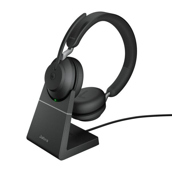 Jabra 26599-999-989, Kabellos, Büro/Callcenter, MS Stereo 20 - 20000 Hz, 176,4 g, Kopfhörer, Schwarz