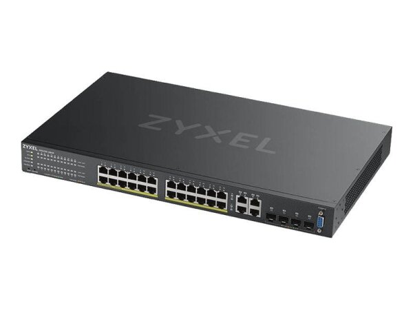 ZyXEL GS2220-28HP-EU0101F - Managed - L2 - Gigabit Ethernet (10/100/1000) - Power over Ethernet (PoE) - Rack-Einbau