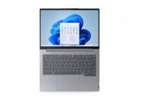 Lenovo ThinkBook 14 G7 ARP 21MV - 180°-Scharnierdesign - AMD Ryzen 5 7535HS / 3.3 GHz - Win 11 Pro - Radeon 660M - 8 GB RAM - 256 GB SSD NVMe - 35.6 cm (14") IPS 1920 x 1200 Wi-Fi 6E Bluetooth Dual Tone Arctic Gray kbd: Deutsch