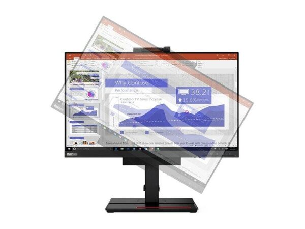 Lenovo ThinkCentre Tiny-In-One LED display 60,5 cm (23.8") 1920 x 1080 Pixel Full HD Schwarz
