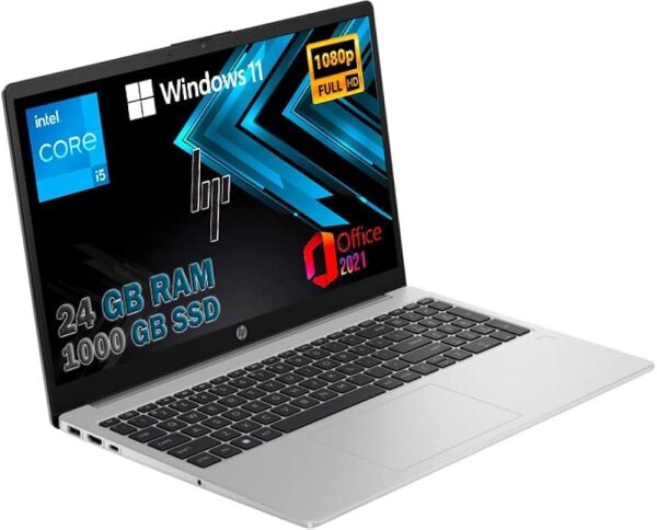 HP 250 G10 9X2D5ES silber Intel Core? i5-1334U Iris Xe - Core i5 - 3,2 GHz
