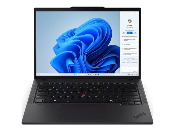 Lenovo ThinkPad T14 G5 21MC - 180°-Scharnierdesign - AMD Ryzen 7 Pro 8840U / 3.3 GHz - Win 11 Pro - Radeon 780M - 32 GB RAM - 1 TB SSD TCG Opal Encryption 2, NVMe, Performance - 35.6 cm (14")