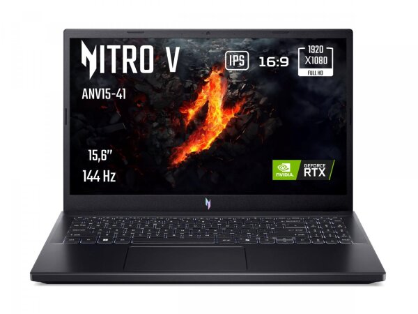 Acer Nitro V 15 ANV15-41 - AMD Ryzen 7 7735HS / 3.2 GHz - Win 11 Home - GF RTX 4050 - 16 GB RAM - 1.024 TB SSD NVMe - 39.6 cm (15.6")