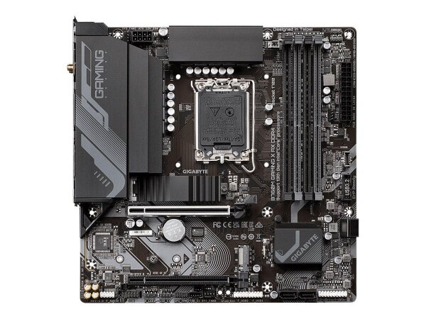 Gigabyte B760M GAMING X AX - 1.X - Motherboard - micro ATX - LGA1700-Sockel - B760 Chipsatz - USB-C 3.2 Gen2, USB 3.2 Gen 1 - 2.5 Gigabit LAN, Wi-Fi 6E, Bluetooth - Onboard-Grafik (CPU erforderlich)