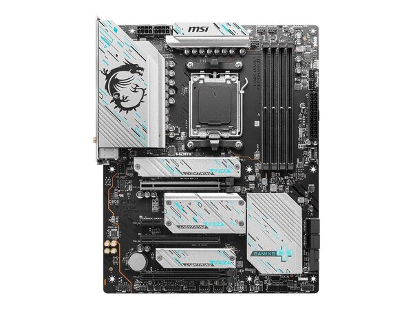 MSI X670E GAMING PLUS WIFI - Motherboard - ATX - Socket AM5 - AMD X670 Chipsatz - USB 3.2 Gen 2, USB-C 3.2 Gen2, USB 3.2 Gen 1, USB-C 3.2 Gen 2x2 - Wi-Fi 6E, Bluetooth, 2.5 Gigabit LAN - Onboard-Grafik (CPU erforderlich)