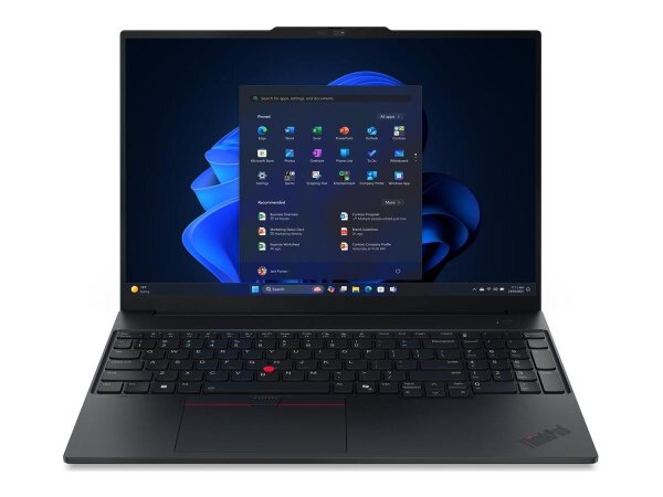 Lenovo ThinkPad E16 G3 21SR - 180°-Scharnierdesign - Intel Core Ultra 5 225U - Win 11 Pro - Intel Graphics - 16 GB RAM - 512 GB SSD TCG Opal Encryption 2, NVMe - 40.6 cm (16")