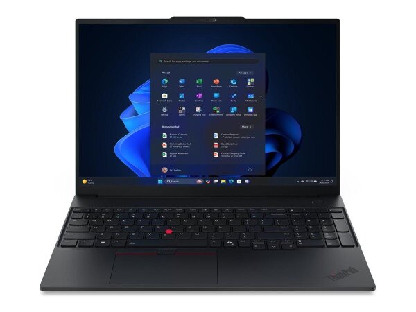 Lenovo ThinkPad E16 Gen 3 21ST - 180°-Scharnierdesign - AMD Ryzen 5 220 / 3.2 GHz - Win 11 Pro - Radeon 740M - 16 GB RAM - 512 GB SSD TCG Opal Encryption 2, NVMe - 40.6 cm (16")
