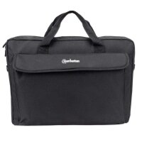 Manhattan Notebooktasche London 17,3" - Für Notebooks bis 17,3" - Top Load - schwarz - Messengerhülle - 43,9 cm (17.3 Zoll) - Schultergurt - 430 g