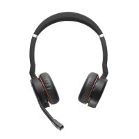 Jabra Evolve 75 MS Stereo - Verkabelt & Kabellos - Büro/Callcenter - 20 - 20000 Hz - 177 g - Kopfhörer - Schwarz - Rot