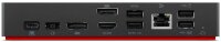 Lenovo ThinkPad Universal Thunderbolt 4 Smart Dock, Kabelgebunden, Thunderbolt 4, 3,5 mm, Schwarz, 40 Gbit/s, 60 Hz