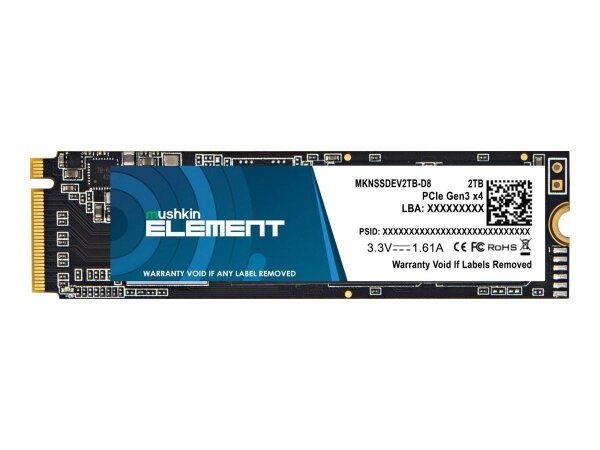Mushkin Element - 2 TB - M.2 - 2000 MB/s