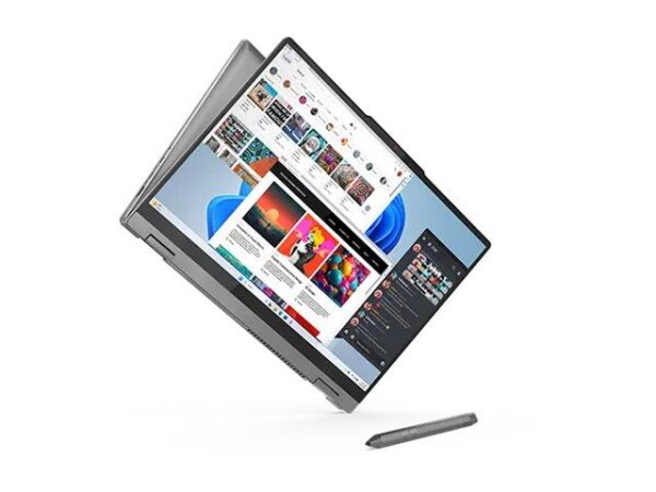 Lenovo IdeaPad 5 2-in-1 16IRU9 83DU - Flip-Design - Intel Core 7 150U / 1.8 GHz - Win 11 Home - Intel Graphics - 16 GB RAM - 1 TB SSD NVMe - 40.6 cm (16")