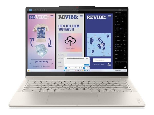 Lenovo Yoga 7 2-in-1 14ILL10 83JQ - Flip-Design - Intel Core Ultra 5 226V - Evo - Win 11 Home - Arc Graphics 130V - 16 GB RAM - 1 TB SSD NVMe - 35.6 cm (14")