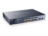 ZyXEL XMG1915-18EP 16-Port 2.5GbE 2 SFP+ 8 x PoE++ 802.3bt - 16-Port