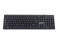 IC Intracom Manhattan - Tastatur - USB - Schwarz - retail