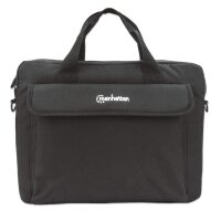 Manhattan Notebooktasche London 14,1" - Für Notebooks bis 14,1" - Top Load - schwarz - Messengerhülle - 35,8 cm (14.1") - Schultergurt - 350 g